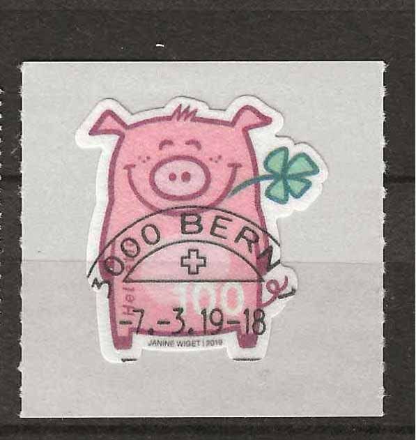 Tous les timbres: M1721 - Glückschwein  1er jour – Neuf avec emballage d'origine à Trélex par Phil_Albert