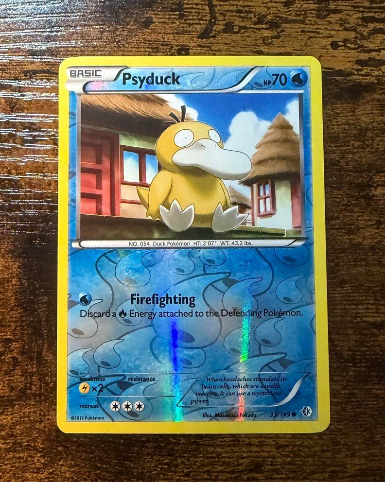 Pokémon Carte collezionabili: Psyduck Reverse Holo 33 – Usato da Zürich venduto da PEACECOCOON