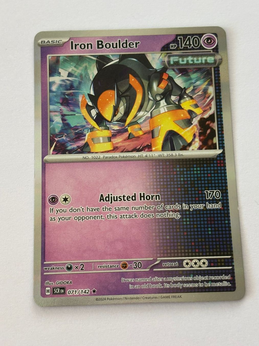 Pokémon Carte collezionabili: Iron Boulder 071/142 – Usato da Herisau venduto da Seyashop_2
