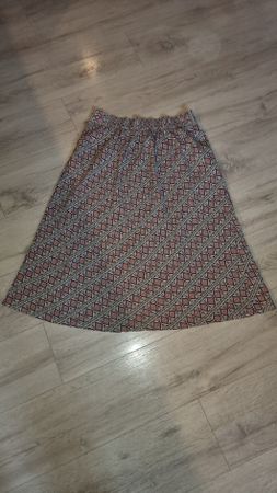neuer Baumwoll frühlingsrock Gr.40  Muster BohoStyle Bequem