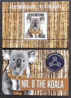 LI-frankaturgültige Crypto Stamp No. 8 "The Koala" Grün