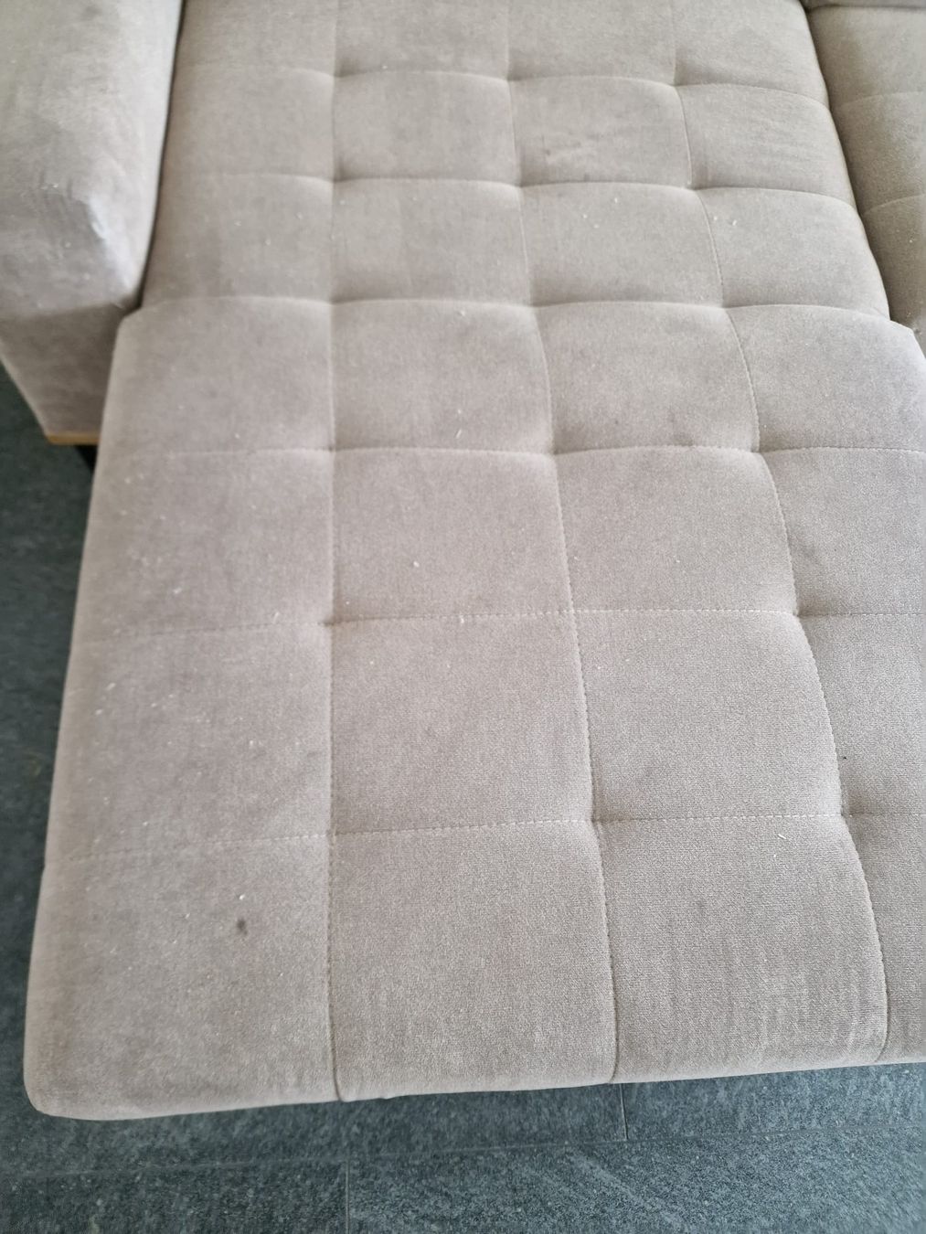 Sofas: Ecksofa In Beige Mit Schlaffunktion Webstoff Beige – D'occasion à Hochdorf par Berry005 5