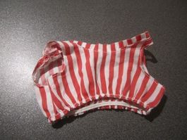 Puppen - T-Shirt, weiss/rot gestreift
