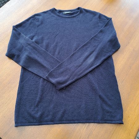 Zara Man Strickpullover, dunkelblau, Grösse M, Top Zustand!