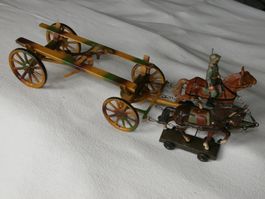 Rarität Pontonwagen Lineol (ohne Ponton) Elastolin