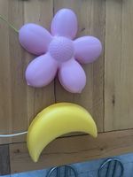 Nachtlicht Blumenform und Mondform (Kinderzimmer)