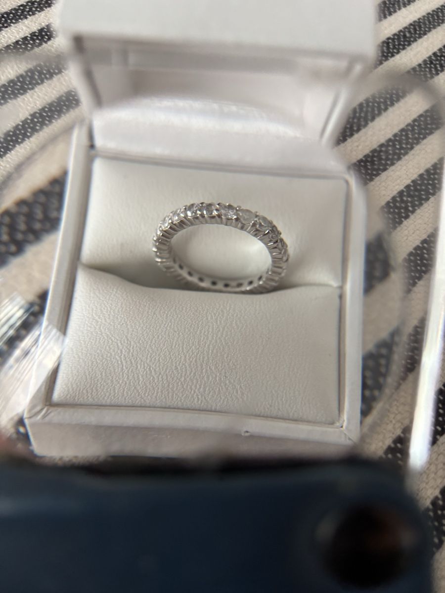 Ringe: Alliance Ring Silber 925 mit Zirkonia – Gebraucht aus Adligenswil von adropolis