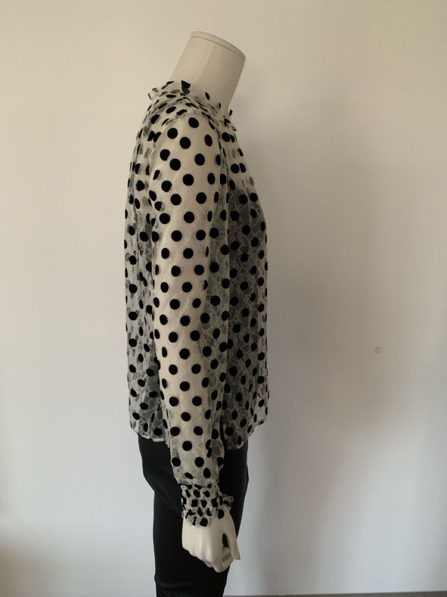 Akris Blusen: AKRIS: Exklusive transparente Bluse mit Spitzen, 36 – Neu (gemäss Beschreibung) aus Luzern von designluzern 3