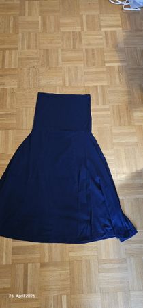 Elegantes, dunkelblaues Kleid, Knielang, Grösse M 40/42