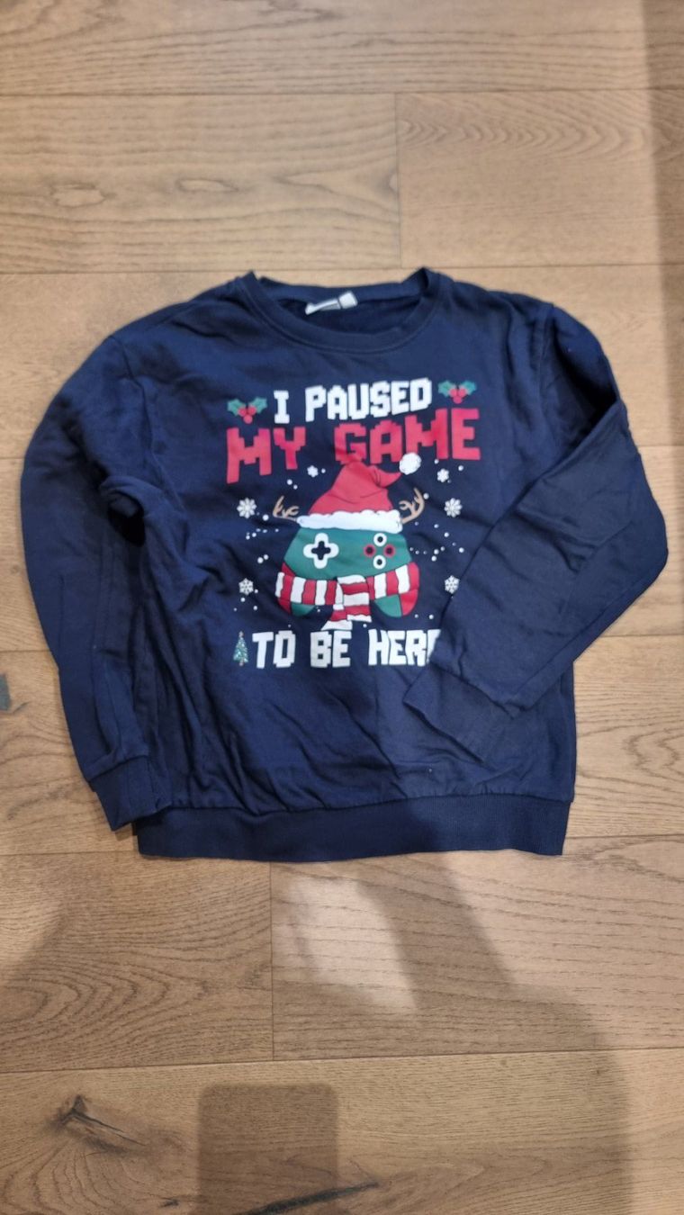 Maglioni & Felpe: Weihnachts Pullover Gr. 145-152, Game On Motiv – Usato da Buttikon SZ venduto da Limo180