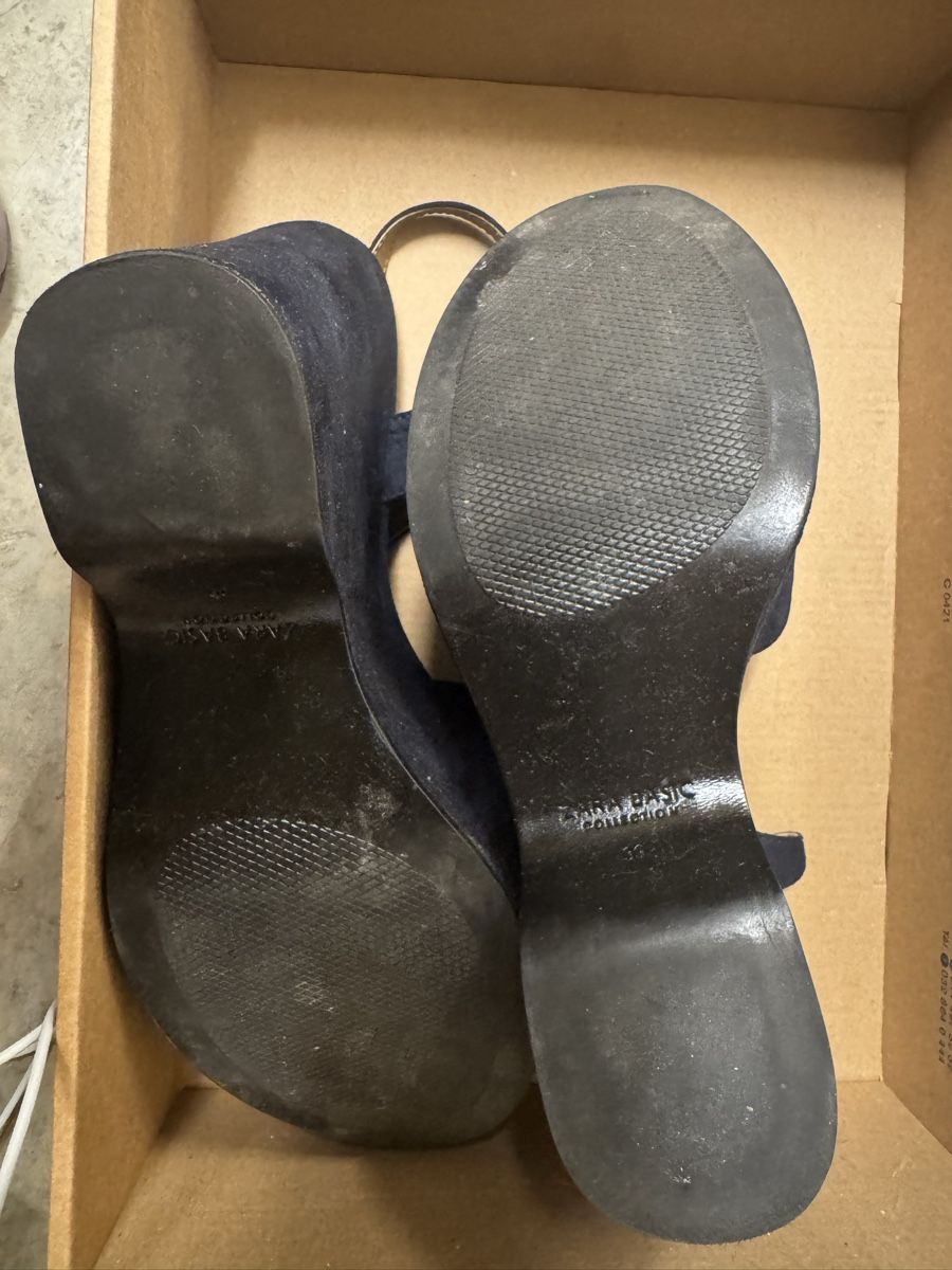 Zara Chaussures femmes: Sandales compensées Zara Basic bleu marine taille 39 – D'occasion à Meyrin par mai_pl7s 2