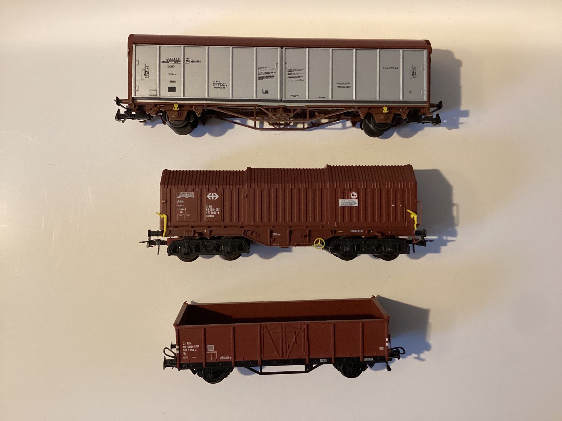 Roco Modellini di ferrovie: Roco Güterwagen SBB 1:87 H0 – Usato da Effretikon venduto da simtek_de
