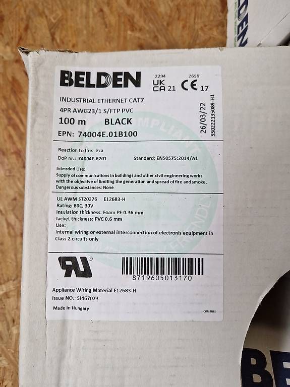 Cavi: 100m Cat7 Ethernet Kabel – Usato da Tägerig venduto da Benjamin_Mayer 1