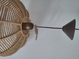 Hängeleuchte Seil naturfarben Durchmesser ca. 40cm guter ...
