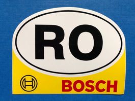 Autokleber Rumänien - Romania RO - BOSCH