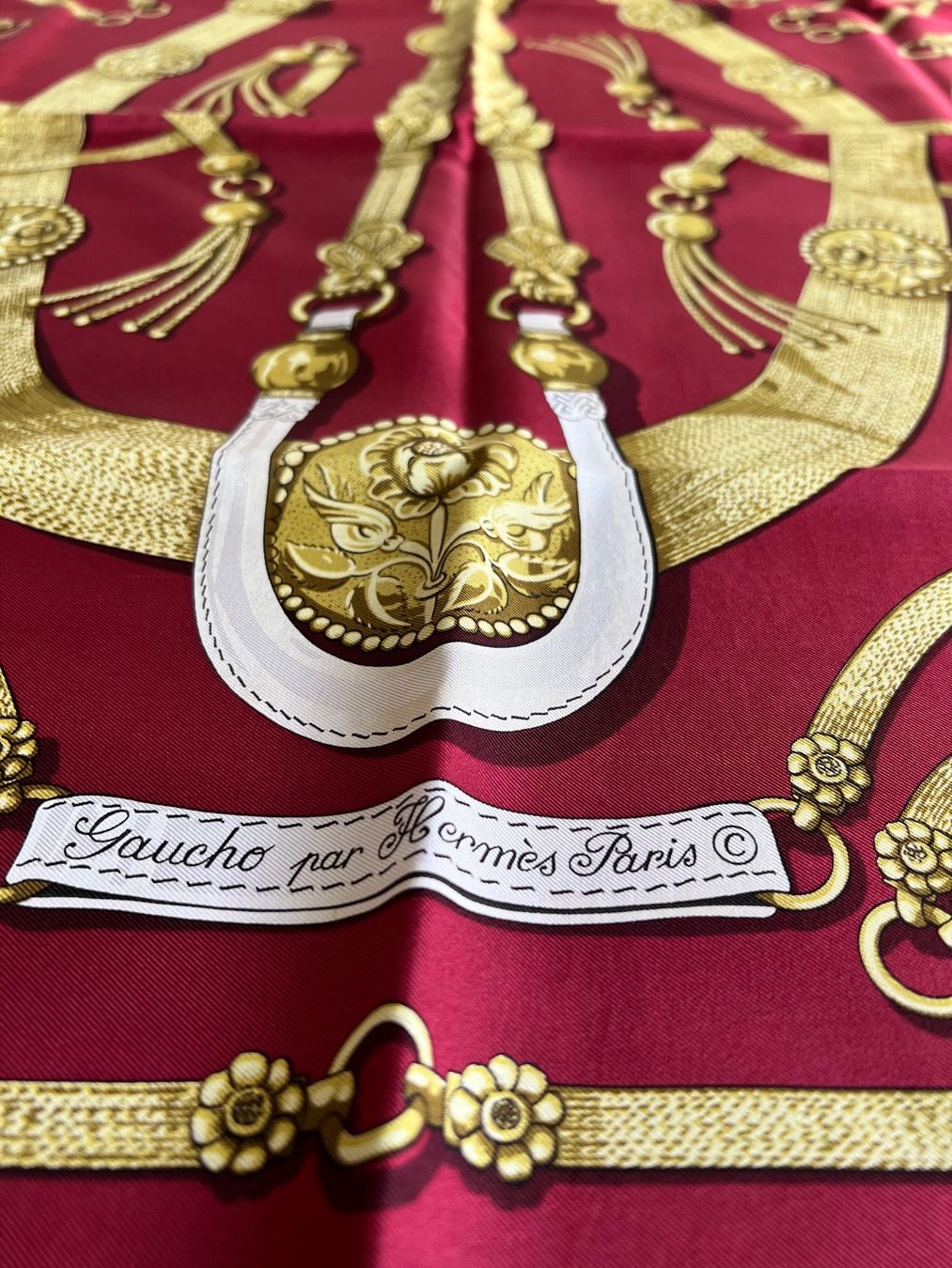 Hermès Foulards, Tücher & Schals: HERMÈS CARRÉ 'GAUCHO PAR HERMÈS PARIS – Neu (gemäss Beschreibung) aus Nyon von stylevintage79 1