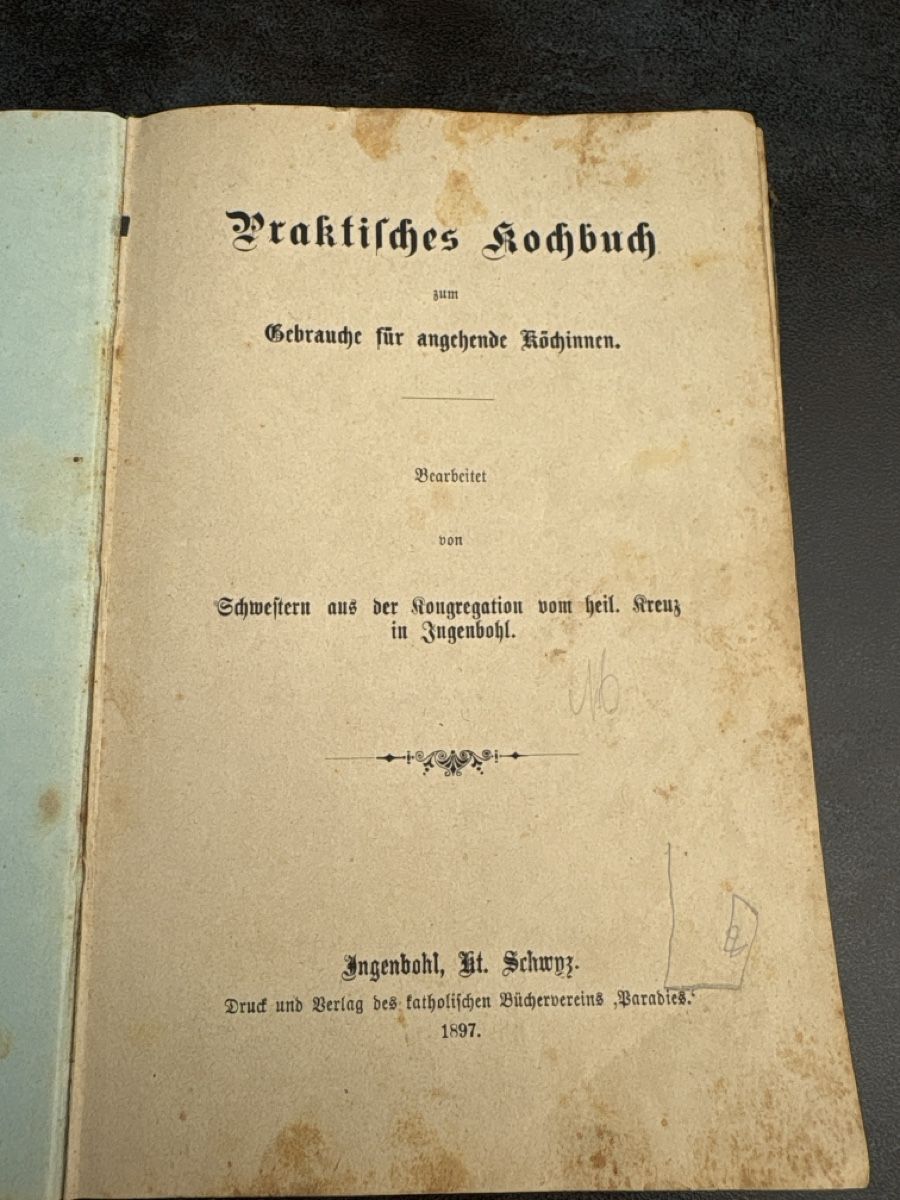 Libri: Praktisches Kochbuch 1897 – Usato da Schlierbach venduto da Stee09