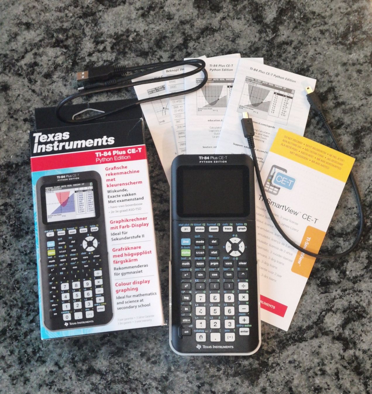 Texas Instruments Sonstiger Schulbedarf: Taschenrechner Texas Instrument TI-84 Plus CE-T Python Editi – Neu (gemäss Beschreibung) aus Mühlethurnen von