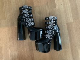 Killstar Panic Platform Shoes, Grösse 39