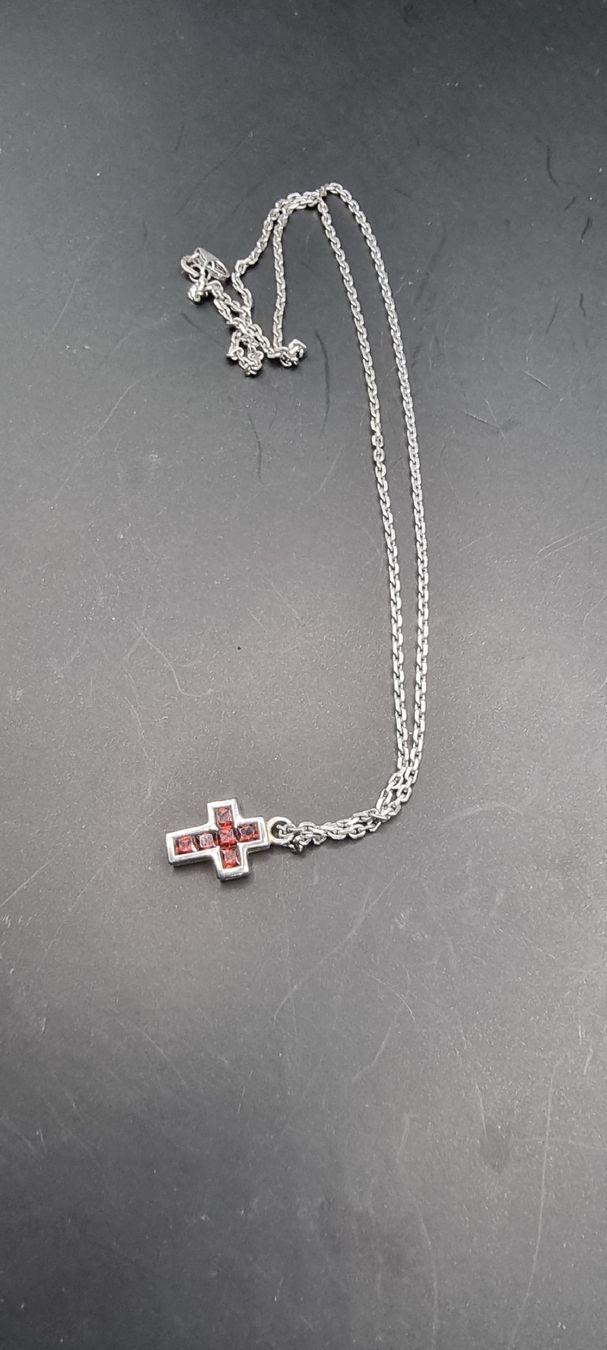Catenine: Silberkette mit Kreuz Anhänger – Usato da Kreuzlingen venduto da Vitali_93 3