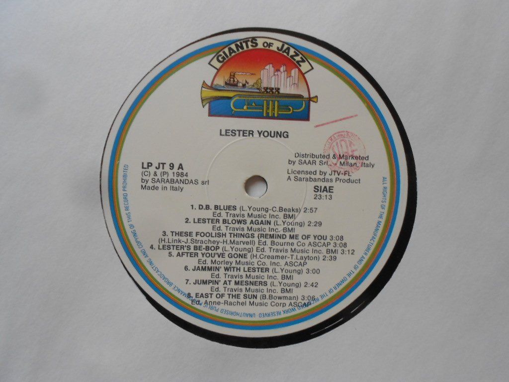 Schallplatten: LESTER YOUNG – Gebraucht aus Bex von Giorgiob 3