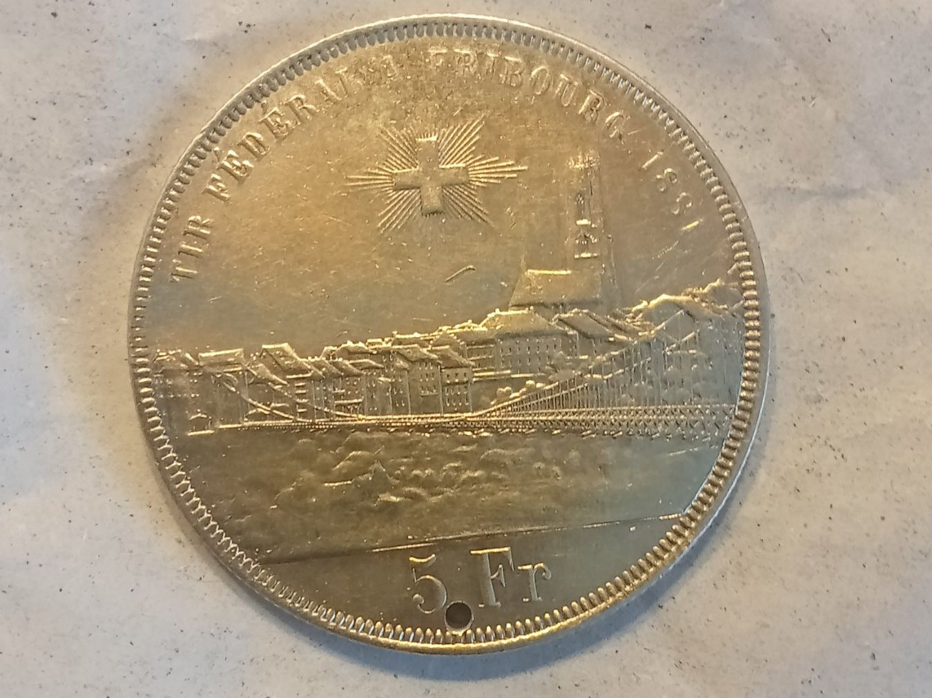 Alle Münzen: 5 Franken 1881 Silber – Gebraucht aus Alpnach Dorf von ake-7x7v