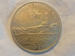 5 Franken 1881 Silber