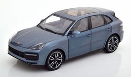 Porsche Cayenne Turbo S seit 2019 blau met.     1:18