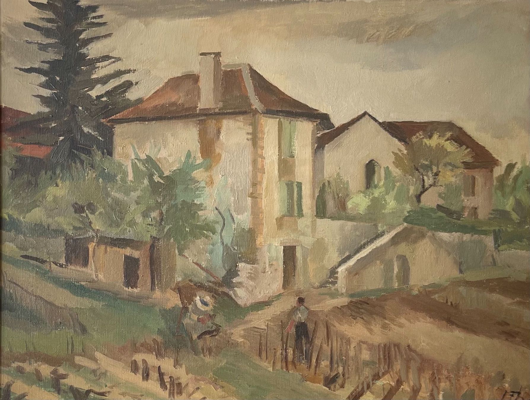 Dipinti: Theurillat Herbert Leon (1896-1987) – Usato da Grosshöchstetten venduto da Perle1951 1