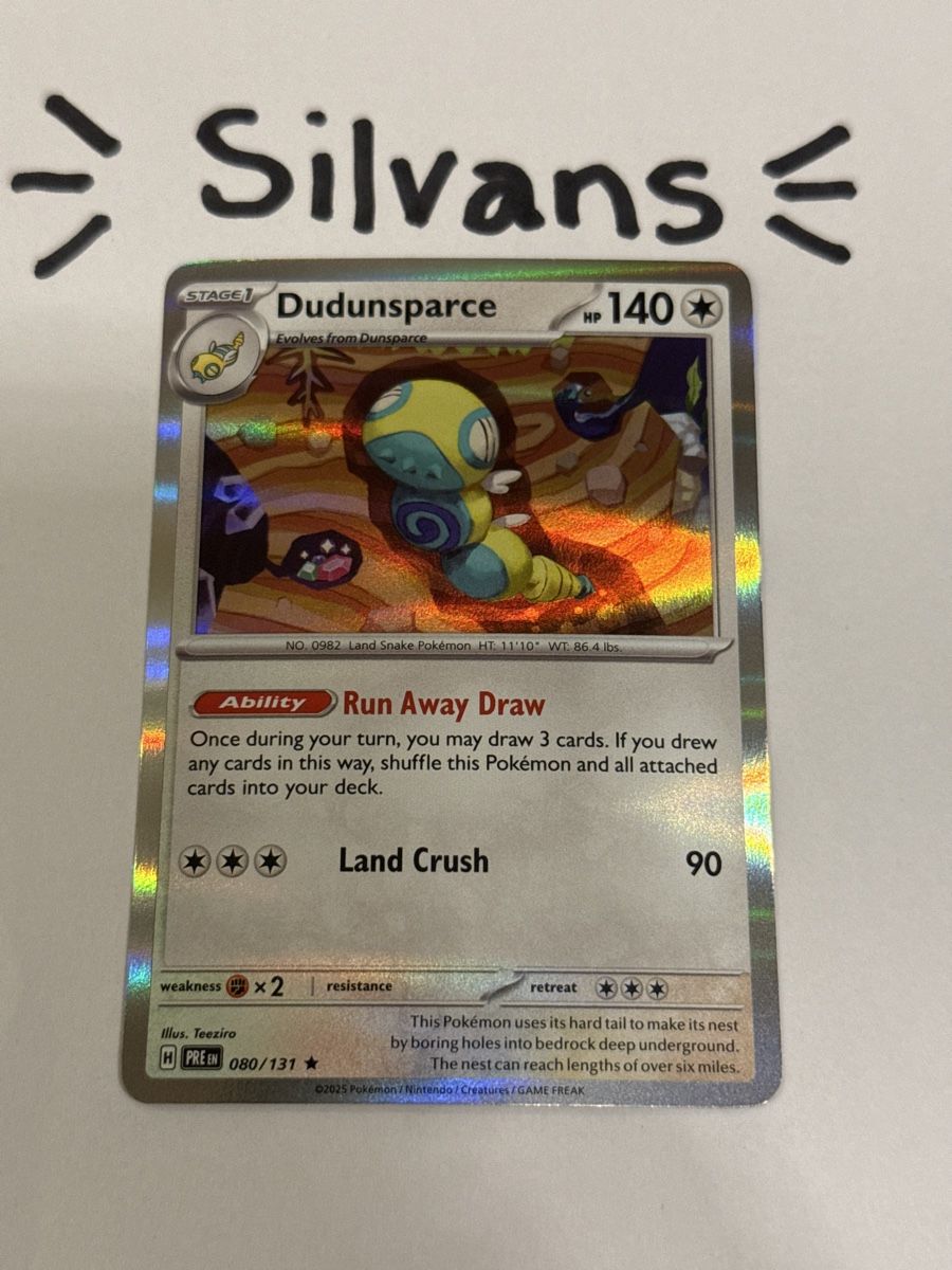 Pokémon Cartes à collectionner: Dudunsparce Holo 080/131 Prismatic Evolutions Englisch – Neuf (Voir description) à Wil SG par Silvans