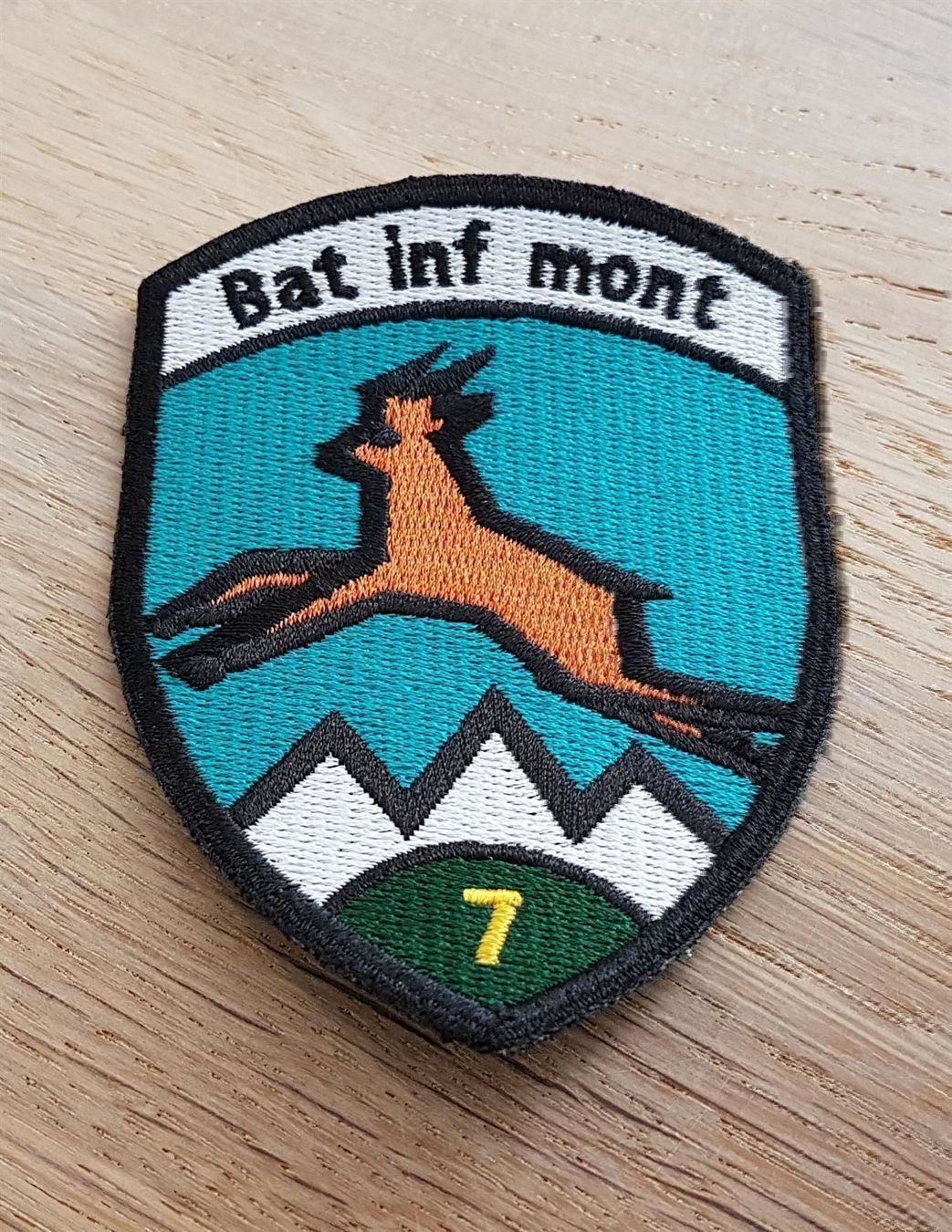 Placchette & Badge: Badge Bat Inf mont 7 grün – Nuovo (secondo la descrizione) da Erlinsbach venduto da S700