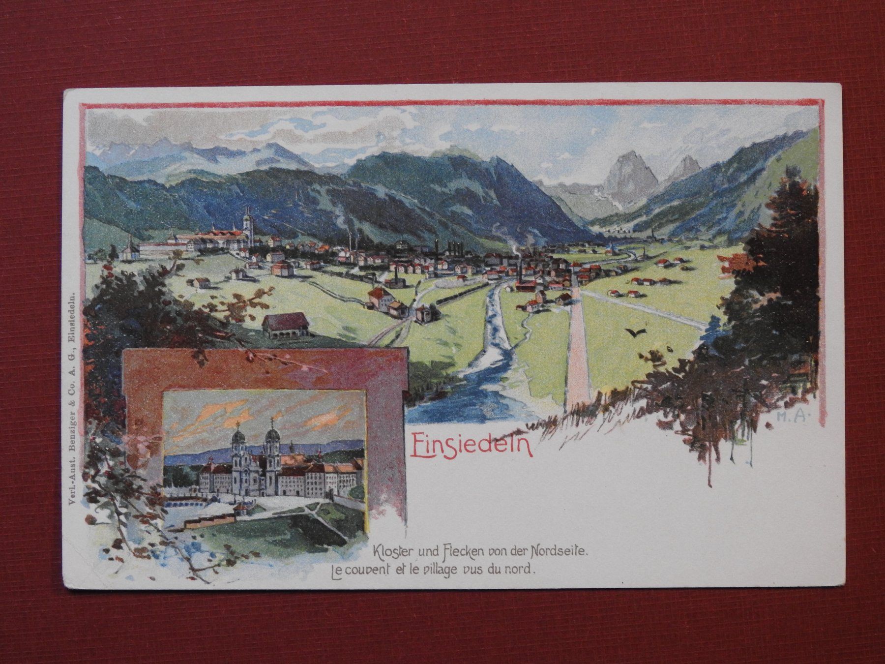 Cartoline postali: Einsiedeln schöne AK ! – Usato da Rain venduto da 999-800-K