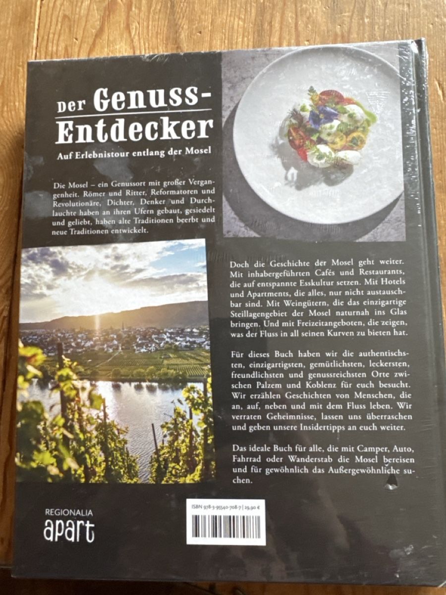 Libri: Der Genuss-Entdecker entlang der Mosel, NEU – Nuovo e nell'imballaggio originale da Mauren venduto da ducducturi 2