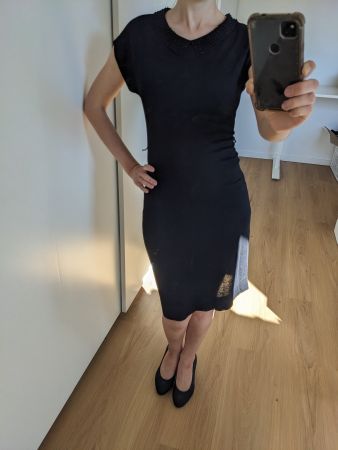 Seide - Viskose Strickkleid XS *Neu mit Etikett*