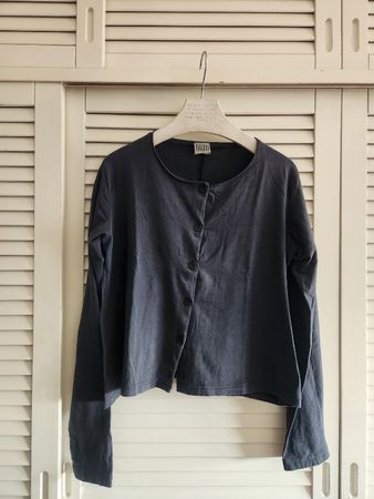 Cardigan Lilith bleu pétrole foncé taille S