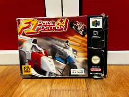 F1 Pole Position 64 (mehrsprachig) mit OVP - Nintendo 64