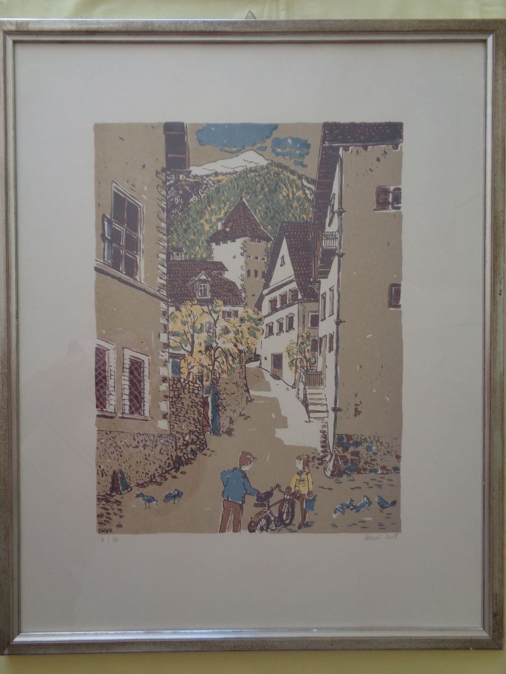 Grafiken & Lithographien: Heini Nutt - Litho Chur - Hofkellerei – Gebraucht aus Chur von omonia