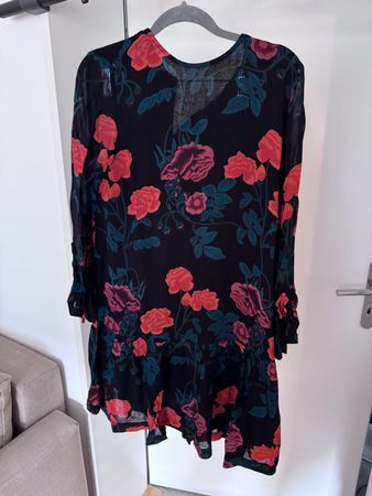 Ganni dress floral print size 36