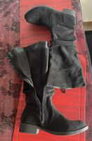 Bottes hautes en suédine noire - Taille 38 - Hiver 46