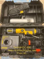 DeWalt DC600 Akku Knickschrauber neu