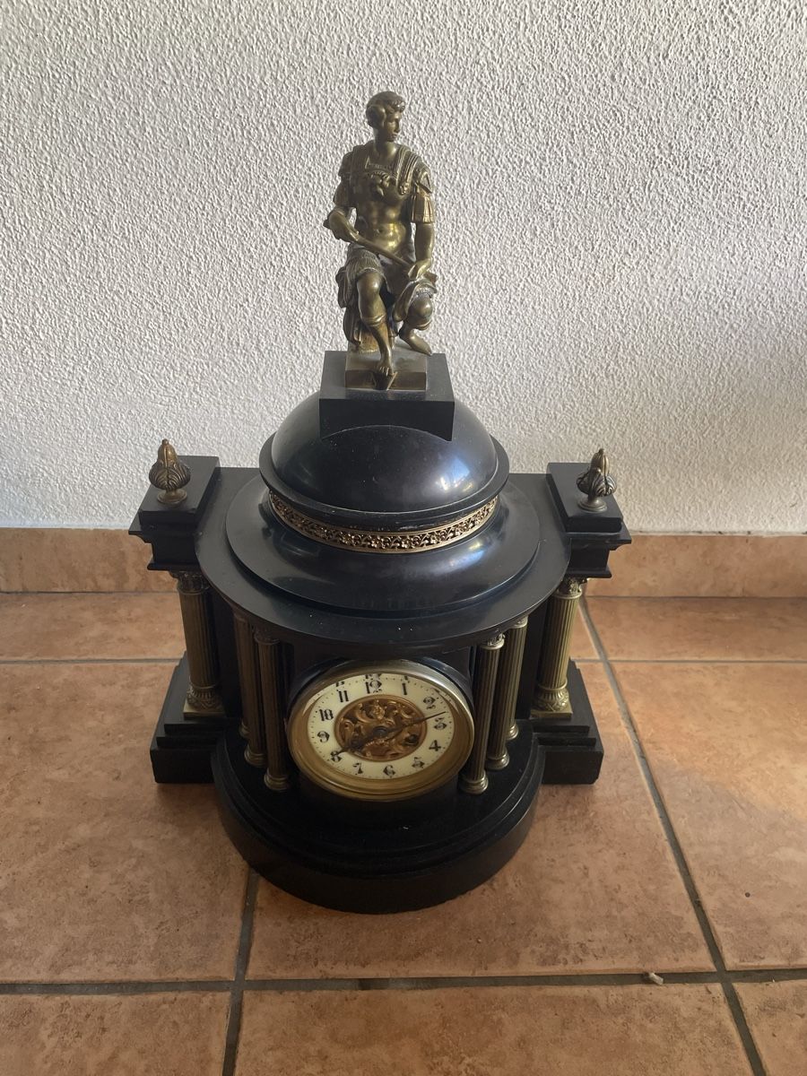 Orologi: Orologio antico da camino con statua – Usato da S. Pietro venduto da pap_nd2w 3