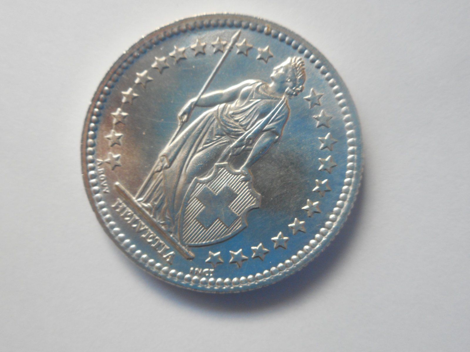Tutti le monete: 2 Fr. 1953   silber  unz/stgl – Nuovo (secondo la descrizione) da Kriegstetten venduto da pizlad2010 5