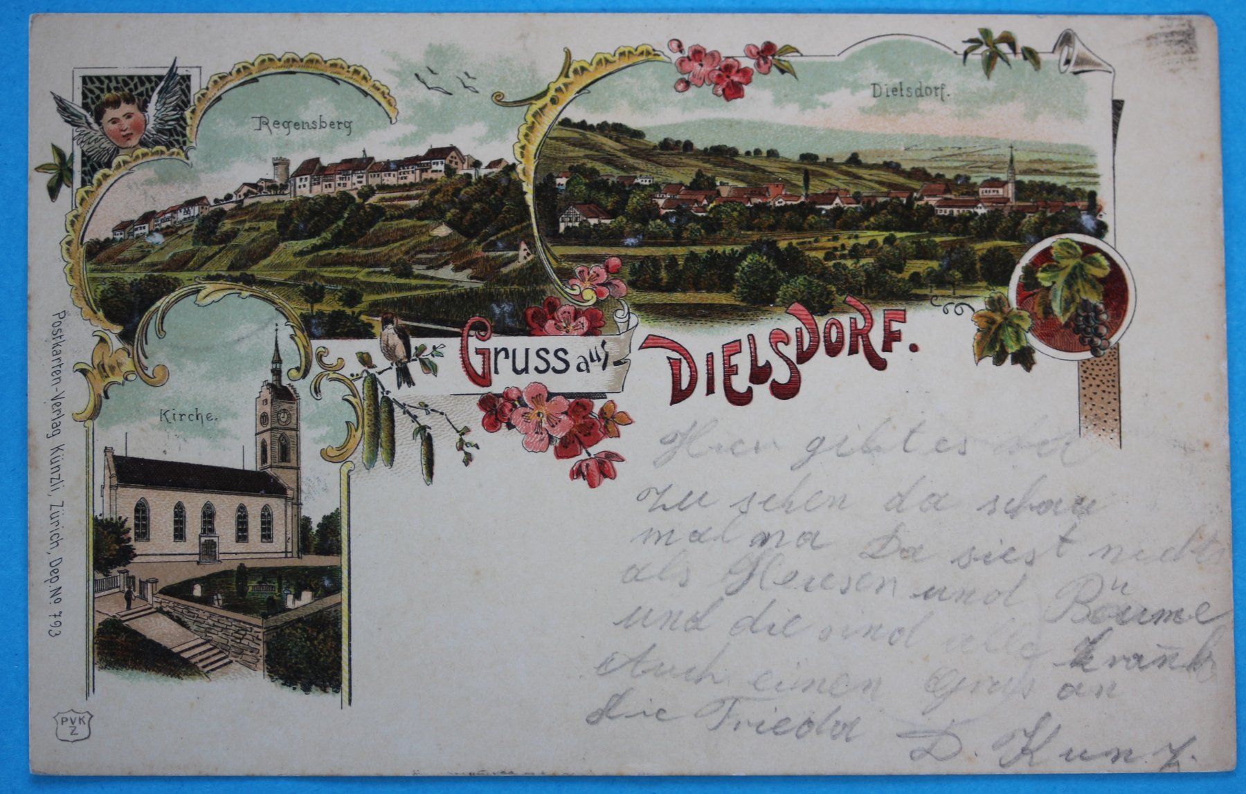 Cartes postales: DIELSDORF LITHO AK – D'occasion à Lotzwil par pirolh