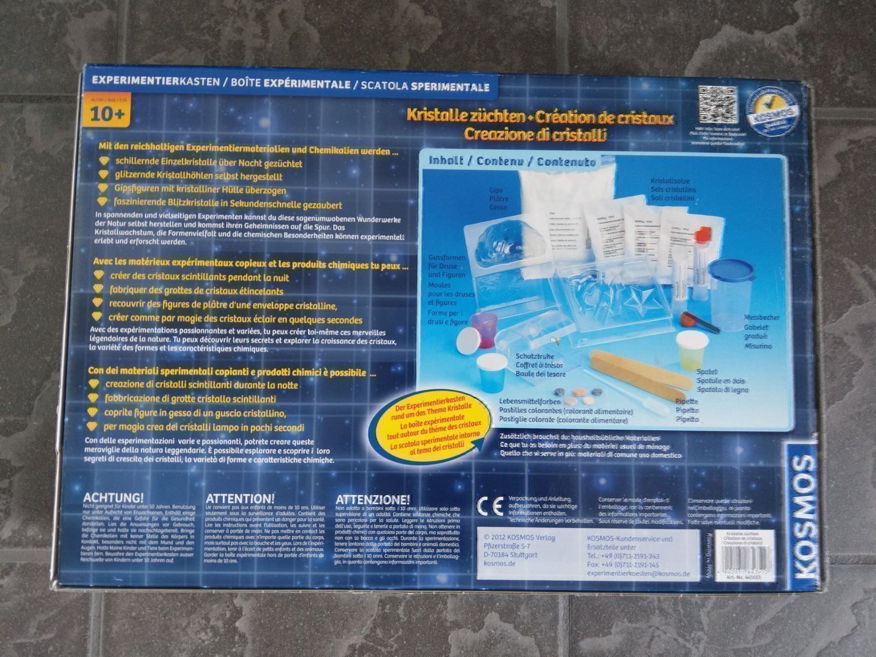 Kit di costruzioni: KOSMOS Kristalle züchten – Nuovo (secondo la descrizione) da Walterswil SO venduto da Myannick 2