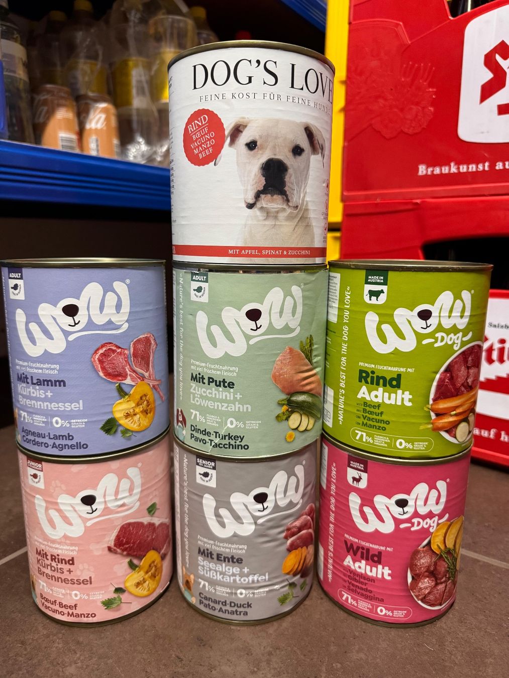 Futter: WOW Hundefutter Dosen Nassfutter verschiedene Sorten – Neu (gemäss Beschreibung) aus Sevelen von Heinz996