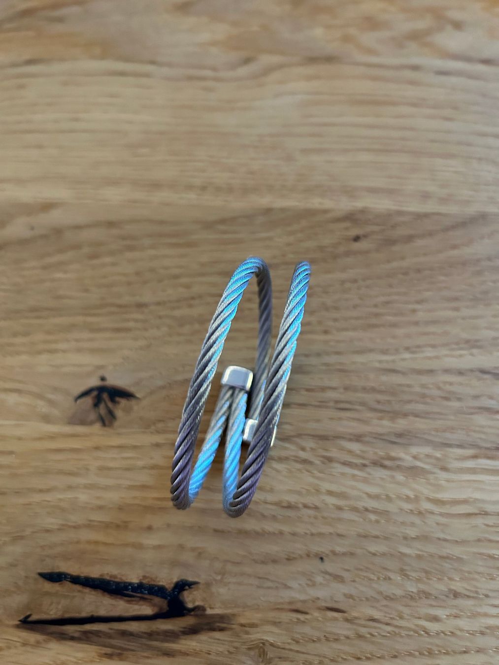 Armbänder & -reifen: Armreif aus gewickeltem Edelstahl – Neu (gemäss Beschreibung) aus Innertkirchen von Urbachtal 2