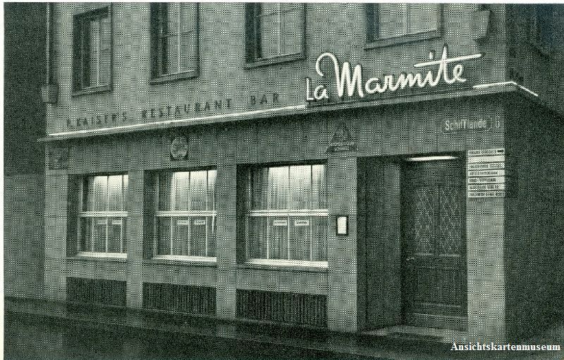 Cartoline postali: Zürich - Restaurant La Marmite + c1950 – Usato da Emmenbrücke venduto da teestube
