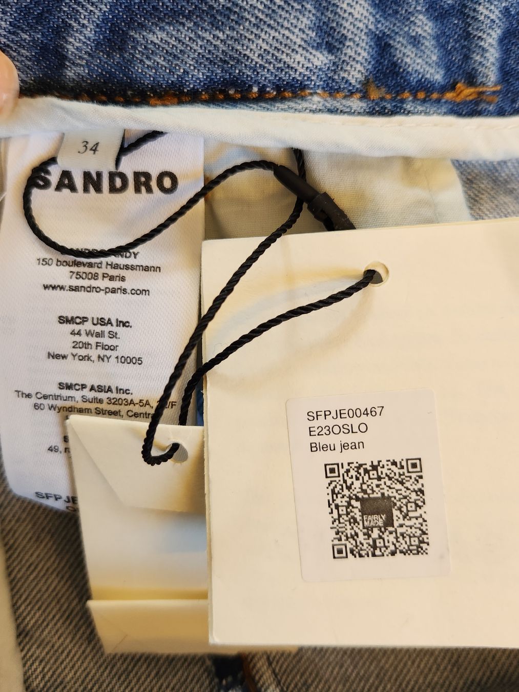 Sandro Jeans: NEU Sandro Jeans Xs /34 – Nuovo e nell'imballaggio originale da Bronschhofen venduto da eve_l8y7 2