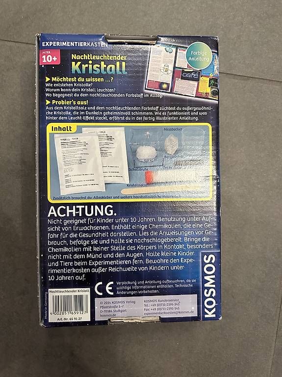 Kit di costruzioni: Kosmos Nachtleuchtender Kristall Experiment neu – Usato da Gams venduto da Nici23456 1