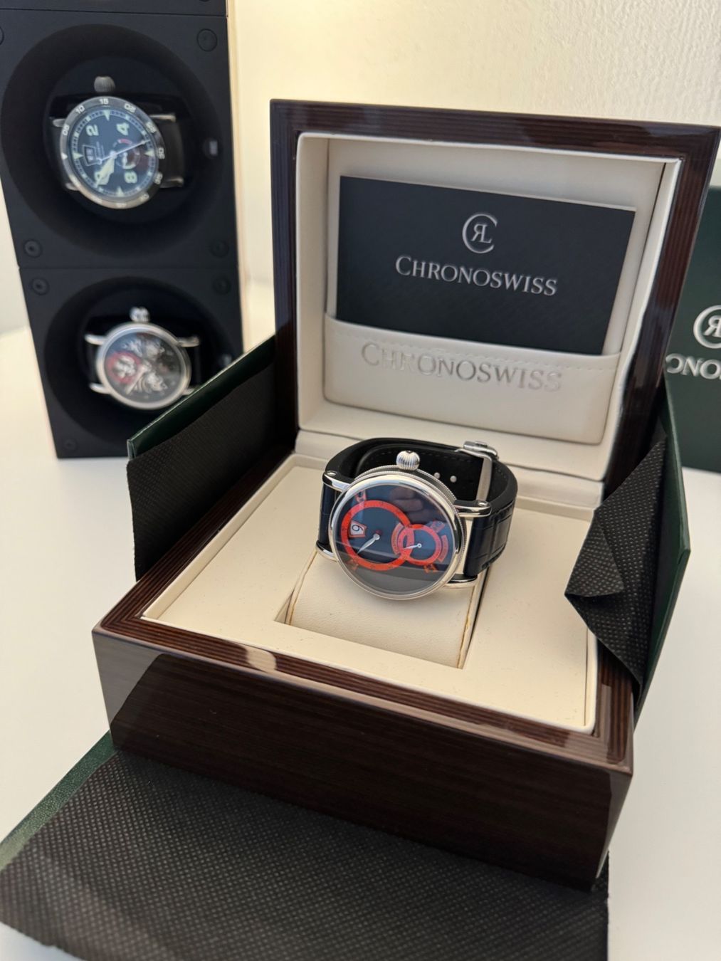 Chronoswiss Orologi: Chronoswiss FLYING REGULATOR JUMPING HOUR CH-8323-BLOR – Nuovo (secondo la descrizione) da Luzern venduto da Vectrexian 2